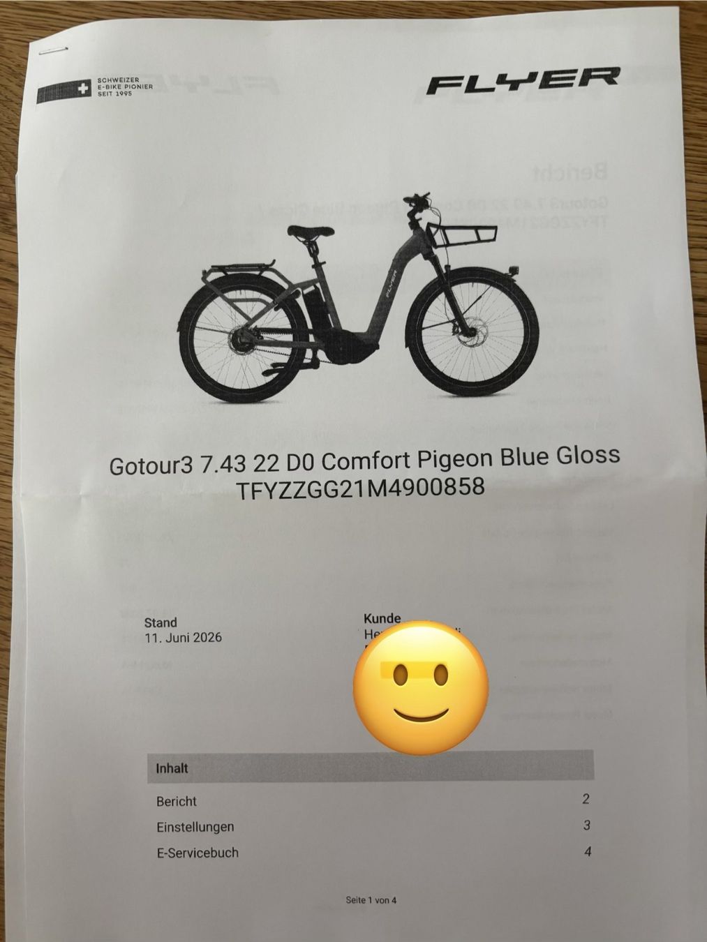 Flyer Velos: Flyer Gotour3 7.43, Grösse S/M – Gebraucht aus Zeihen von Chroeschmueller 3