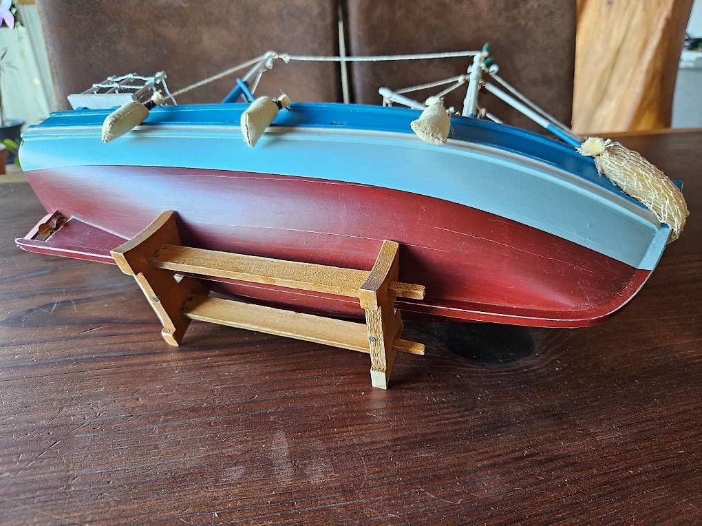 Alle Dekorationen: Deko Fischerboot aus Holz – Gebraucht aus Maseltrangen von Chrusli7 4