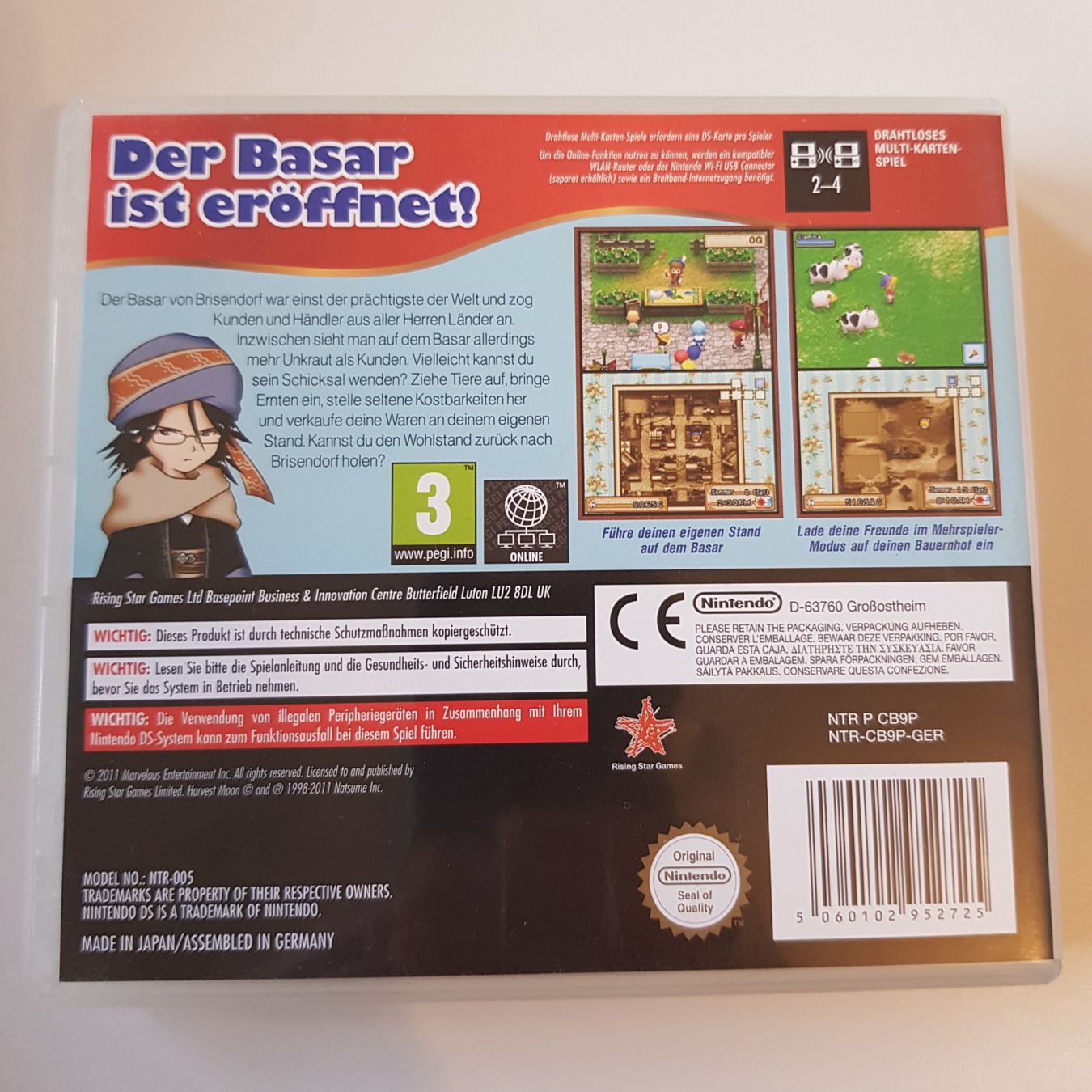 Nintendo Giochi: Harvest Moon DS - Der Großbasar – Usato da Münchenstein venduto da 2DGames 1