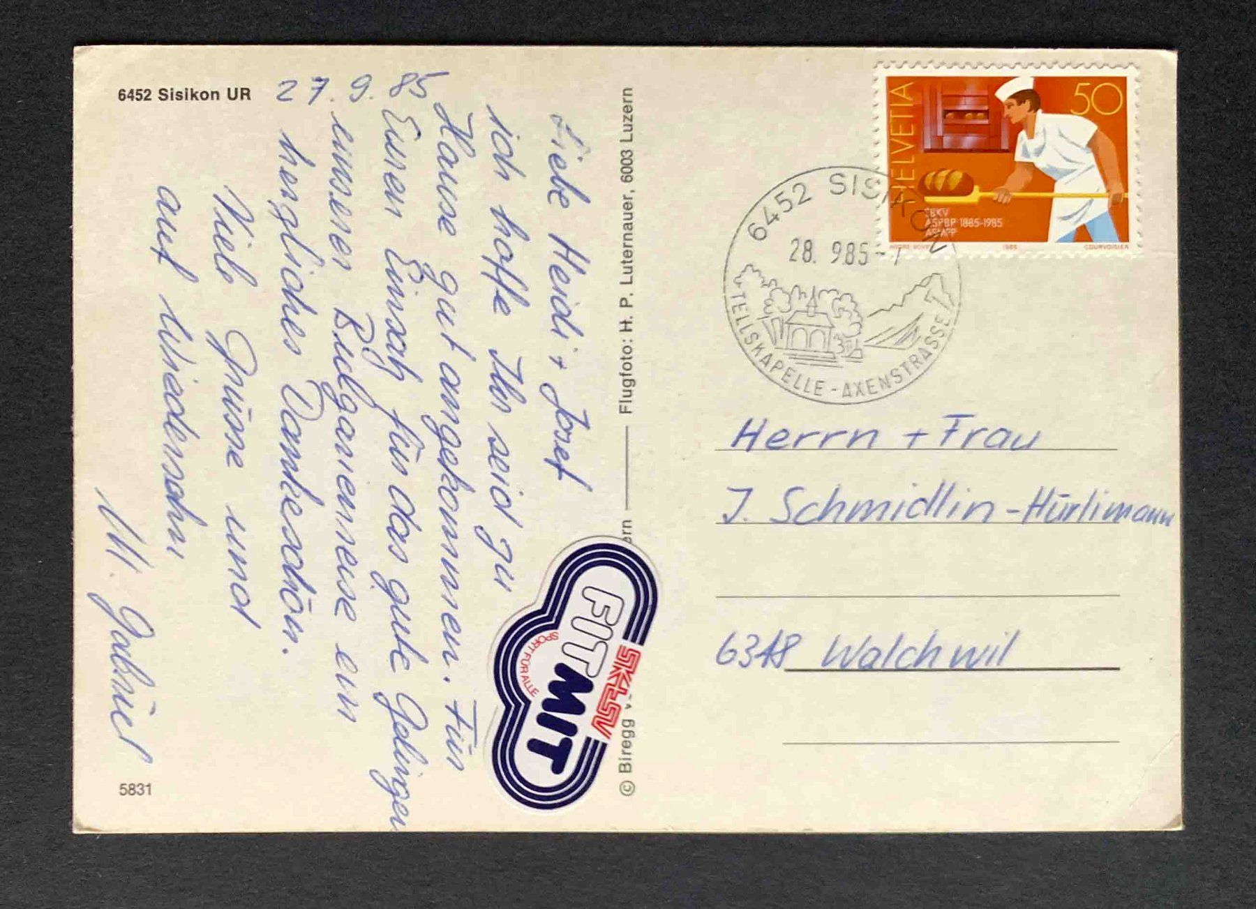 Cartoline postali: AK Sisikon UR – Usato da Goldau venduto da artelier1 1