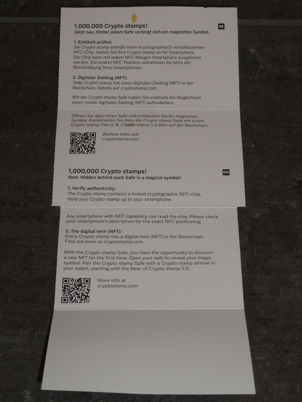 Alle Briefmarken: GESTEMPELTE Crypto Stamp 5.0 Safe: FLÄSCHCHEN – Neu (gemäss Beschreibung) aus Dagmersellen von dribbeldrago10 4
