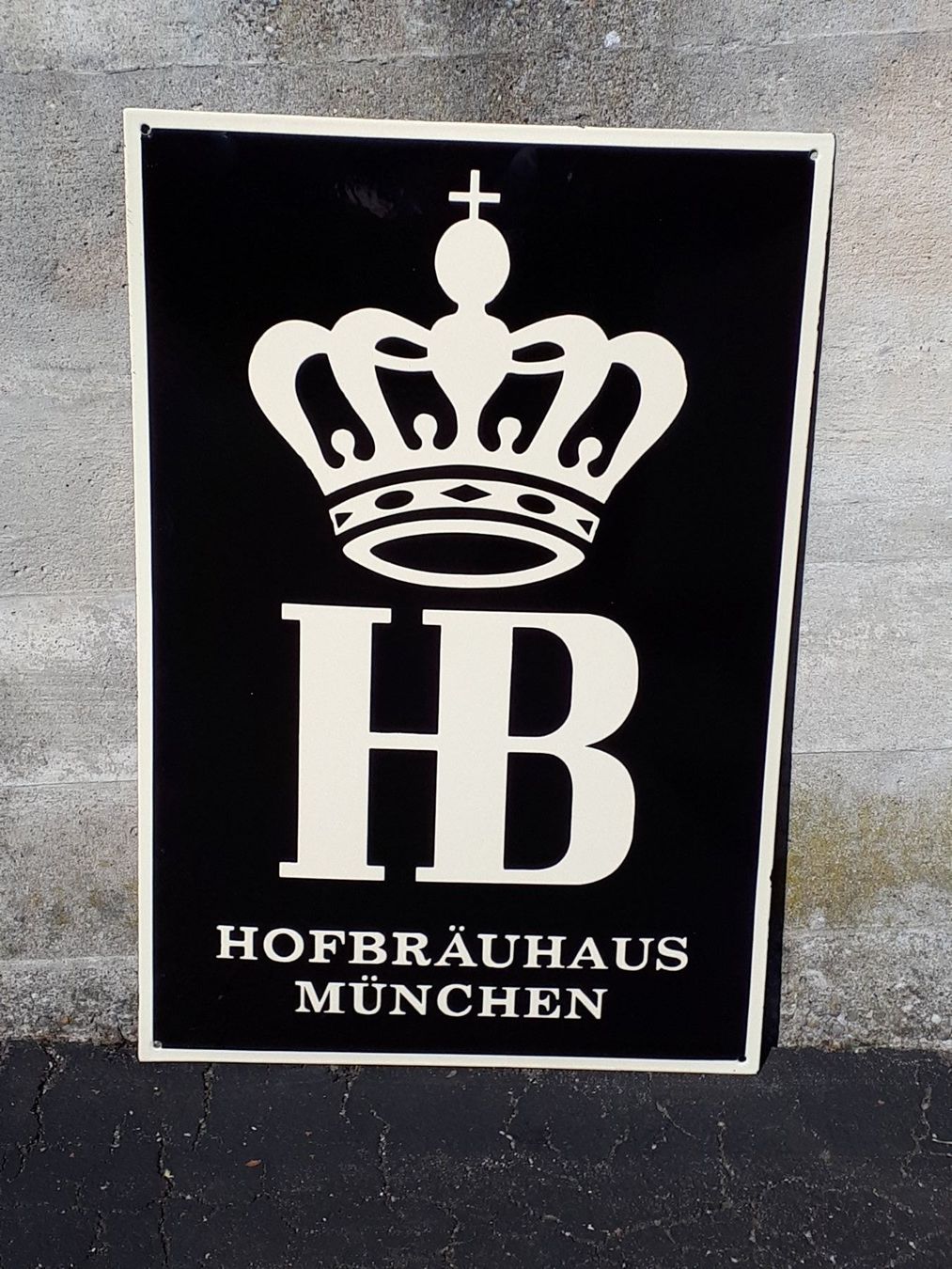 Insegne: Emailschild Hofbräuhaus München – Usato da Zürich venduto da timbuktu03