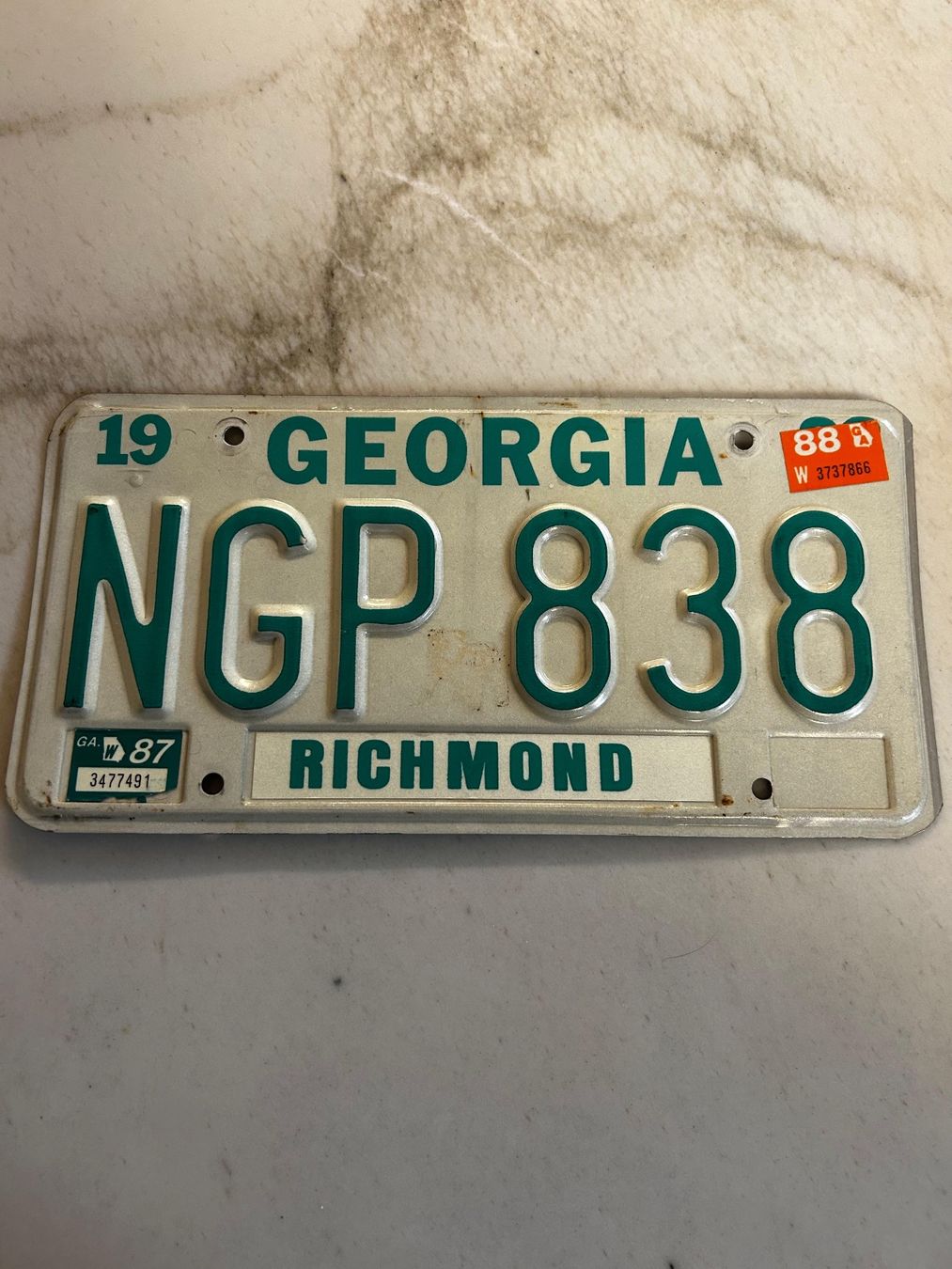 Insegne: US Nummernschild Georgia – Usato da Ittenthal venduto da Lorinakuprecht0