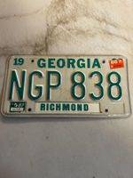 US Nummernschild Georgia