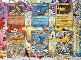 Pokémon 30th - Legendary Birds (Moltres-Articuno-Zapdos)!!