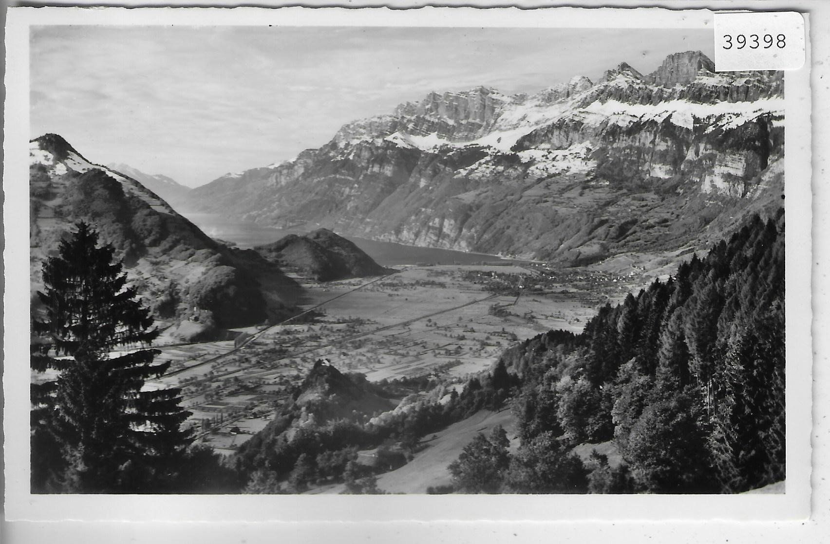 Ansichtskarten: Walensee mit Churfirsten – Gebraucht aus Ettingen von Kartenplanet