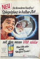 Vim - Alte Werbung / Ancienne publicité 1957