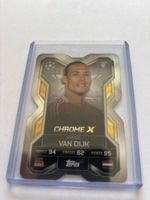 Topps Chrome X Virgil Van Dijk Karte guter Zustand