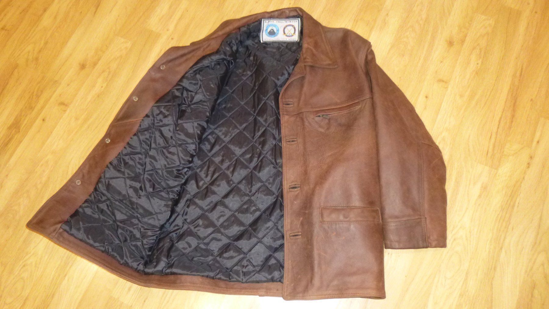 Giacche: Lederjacke dunkelbraun Damen oder Herren / M – Usato da Triengen venduto da misterpicknicker 2
