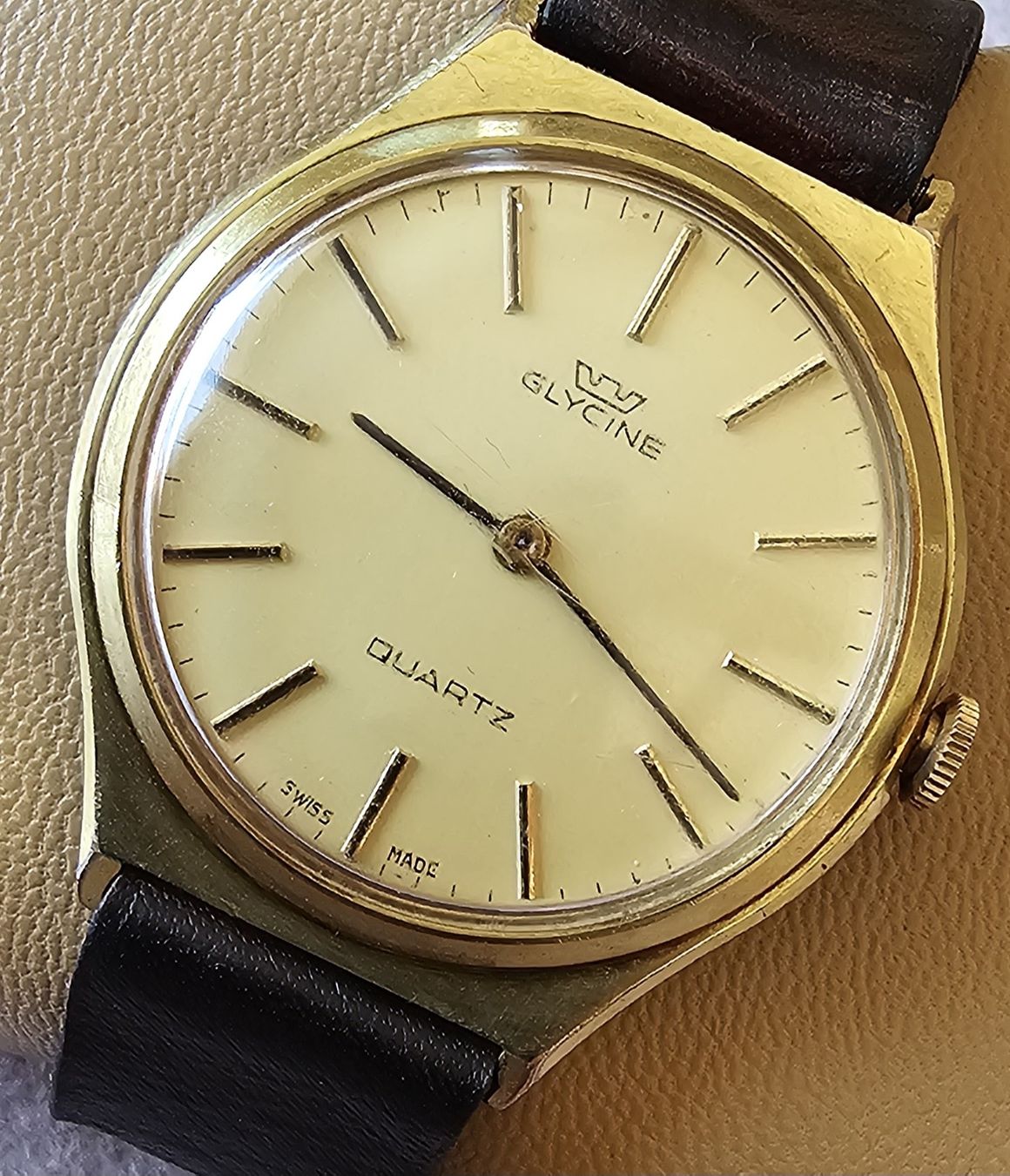 Glycine Orologi: Glycine Quartz  Herrenuhr 36mm – Usato da Speicher venduto da Lemore