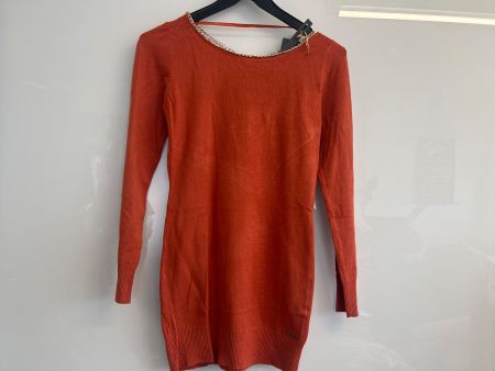 Pullover Lang Figurbetont mit Ketten 1 Size Neu