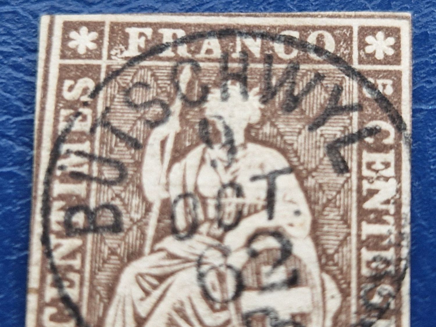 Tutti i francobolli: Strubel 22G, Bütschwyl, ab 1.- – Usato da Burgdorf venduto da Glossy01 1
