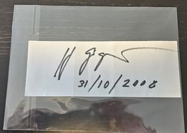 Autographe original de H.R. Giger 