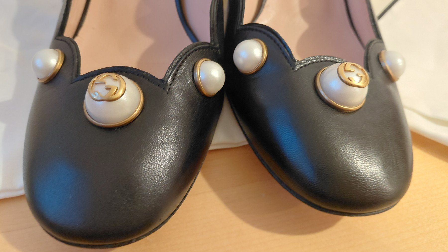 Gucci Scarpe da donna: Gucci Lederschuhe, Schwarz Gr. 39 – Usato da Zürich venduto da ewka 1