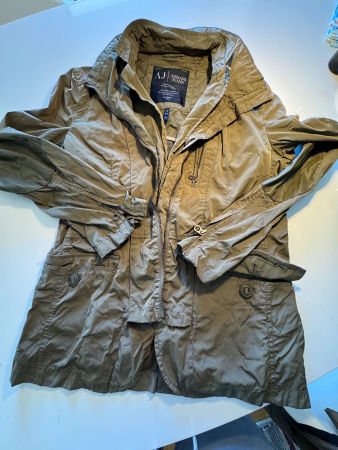 ARMANI JEANS Übergangsjacke | Gr. M | Khaki-Olive
