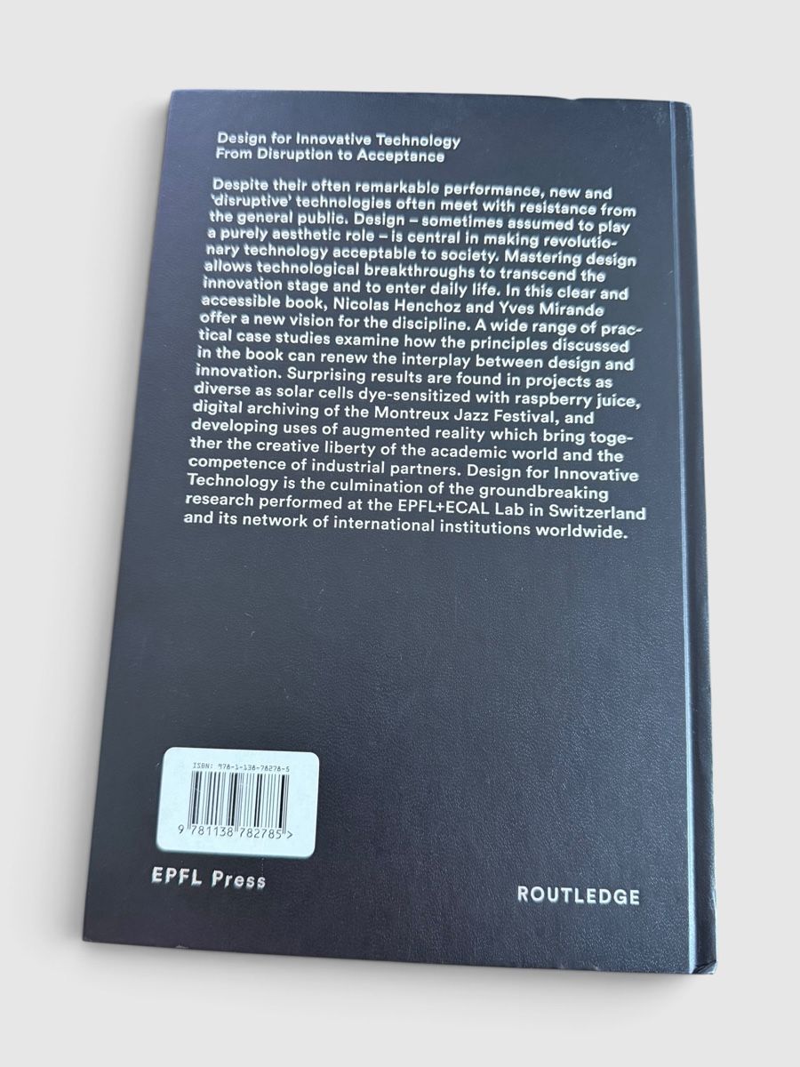 Libri: Livre Design for Innovative Technology EPFL Press – Usato da Vessy venduto da _Callidus_ 1