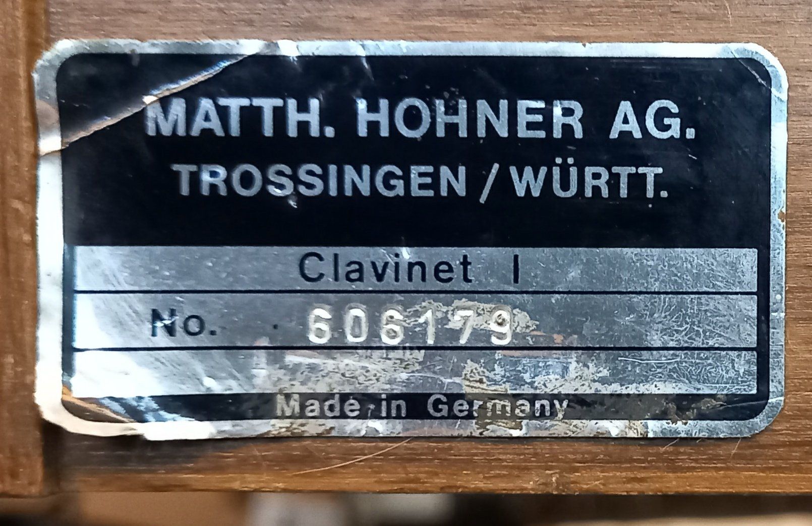 Strumenti musicali: Hohner Clavinet 1 neu revidiert – Usato da Luzern venduto da garlicia 4