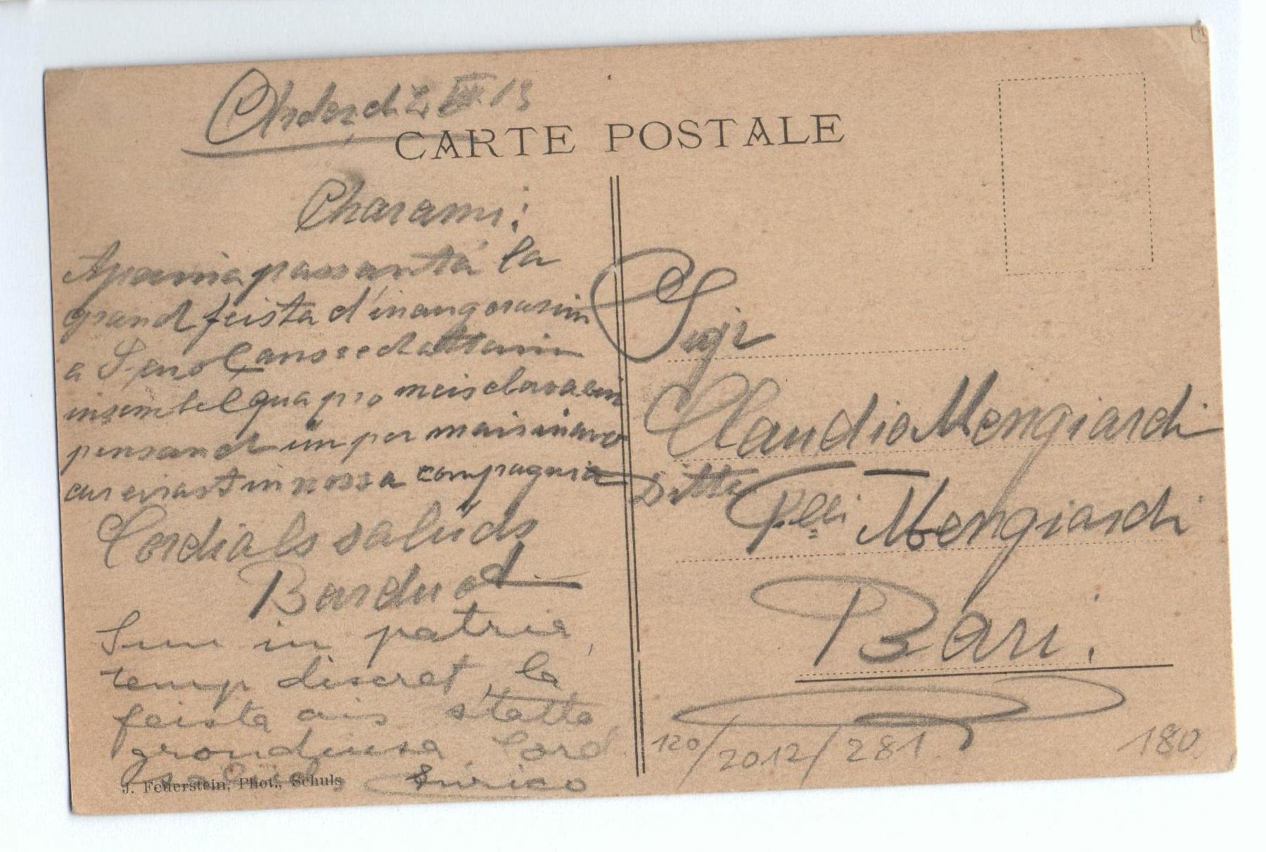 Cartoline postali: ARDEZ Handlung P. Mengiardi – Usato da Jona venduto da philajona 1