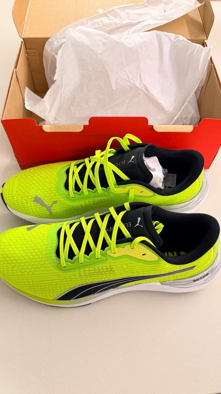 Puma Scarpe da uomo: Puma Elektrify Nitro 3 lime farbe Grösse 45 Neu – Nuovo e nell'imballaggio originale da Wollerau venduto da falkenauge444