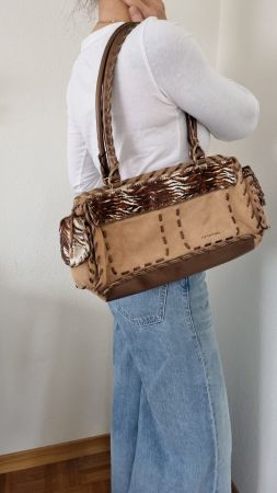 ORIGINAL ©CROMIA LEDER-FELL HANDTASCHE -NEUPREIS 269.-- EUR0