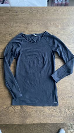 Calvin Klein Wollpullover, Grösse XS, schwarz, Top Kleidung