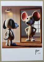 KeC: Snoopy “What? I am a Mouse???”, signiert 9/15