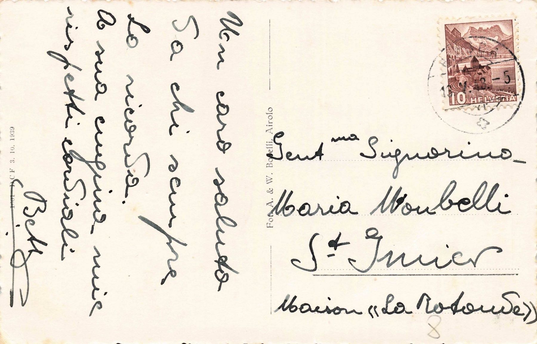 Cartoline postali: Biasca – Usato da Biasca venduto da Blenio71 1