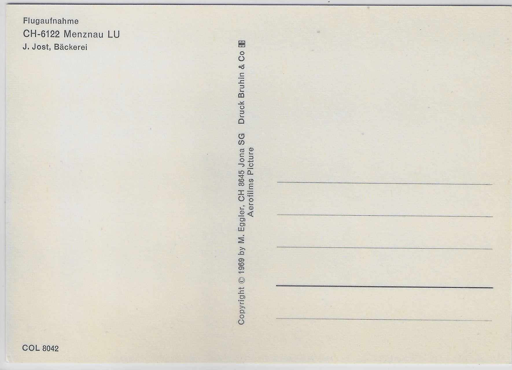Cartoline postali: Flugaufnahme Menznau LU – Antico da Ettingen venduto da Kartenplanet 1