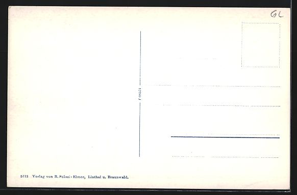 Cartoline postali: AK Braunwald /GL, Nussbühl – Usato da Berlin venduto da bartko-reher 1