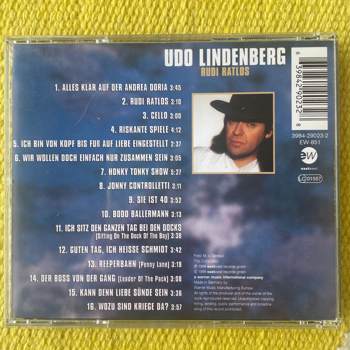CD: UDO LINDENBERG-RUDI RATLOS – Usato da Rorschacherberg venduto da CD-Roli 1