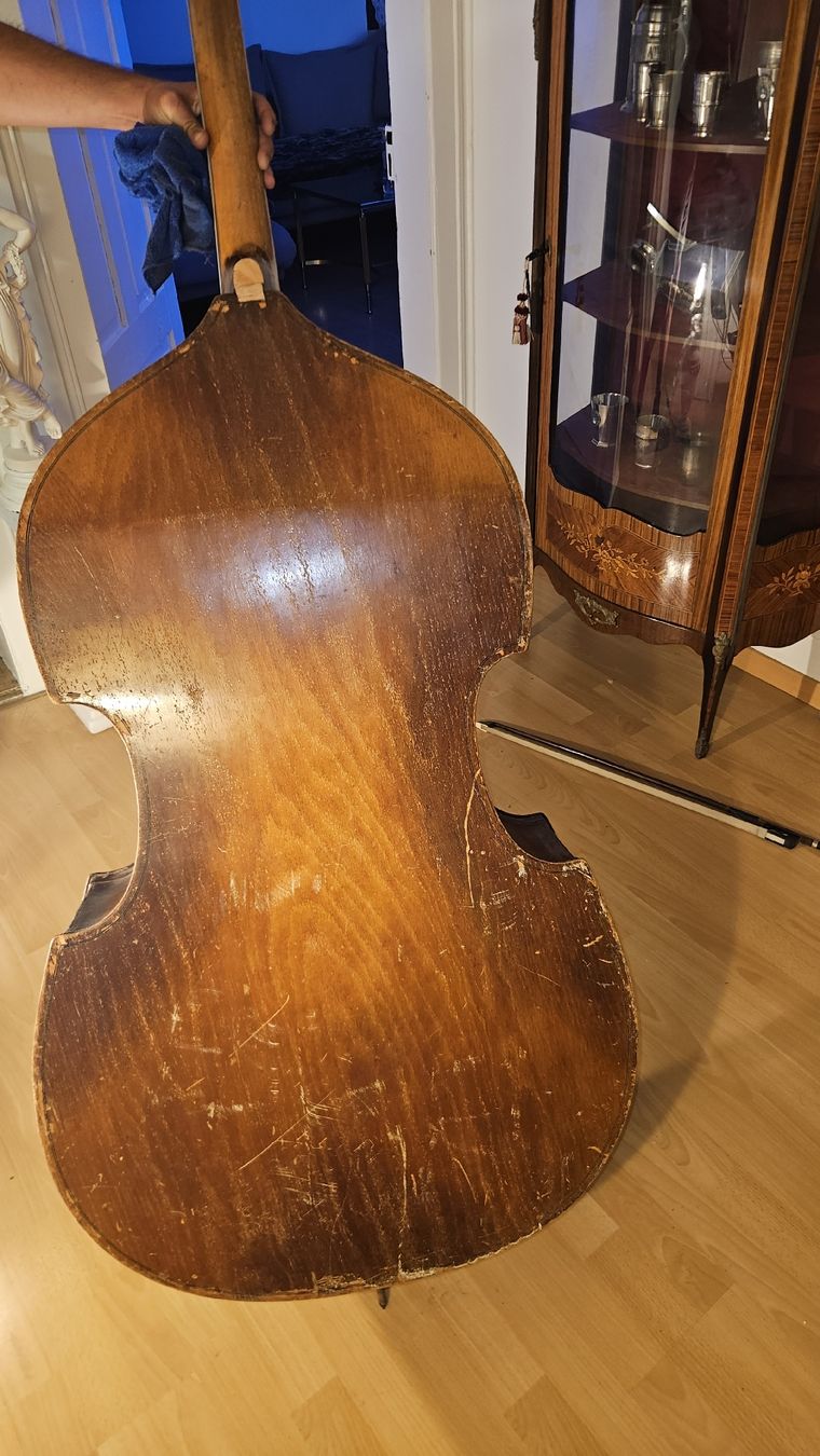 Strumenti musicali: Kontrabass Karl Basler Baumgartner gebraucht mit Bogen – Usato da Rickenbach b. Wil venduto da nic_8ljr 6