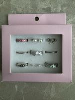 💍✨ 9-teiliges Kinder-Ring-Set – Silberfarben | NEU! 🎀