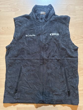 Gilet polaire Columbia noir logo Buhler bon éta M