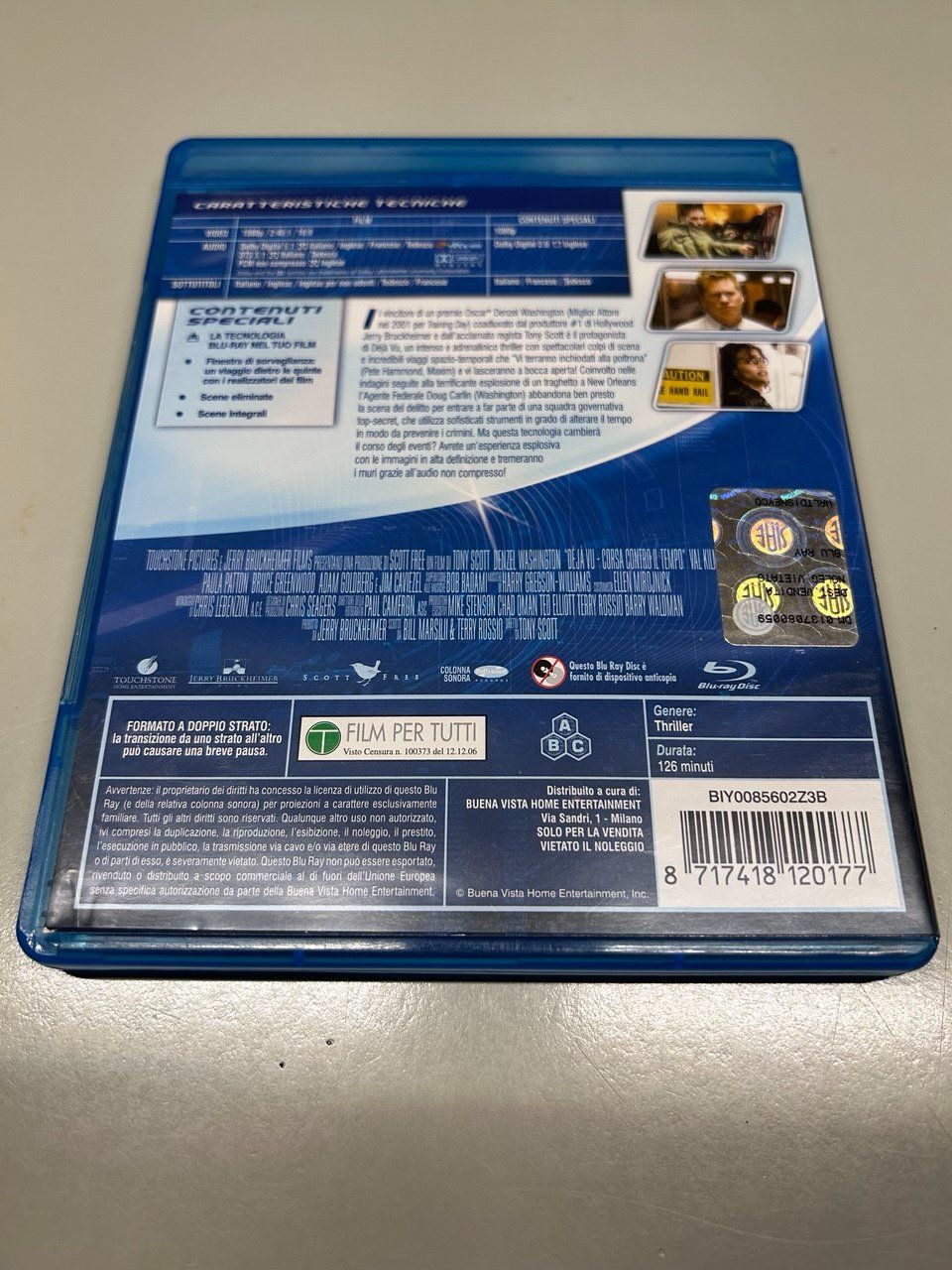 Tutti i DVDs: Blu-ray di Déjà Vu – Usato da Giubiasco venduto da LorisVale 1