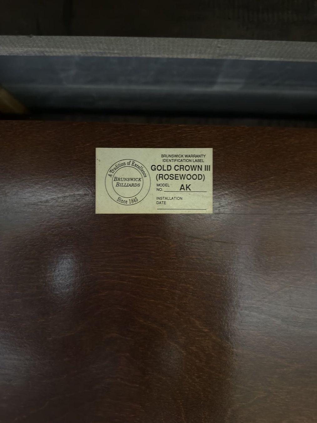 Tavoli da biliardo: Billardtisch Brunswick Gold Crown III 9 ft. – Usato da Rüti ZH venduto da eltoro08 8