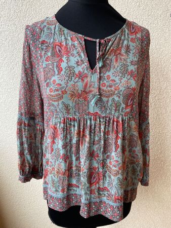Magnifique blouse Nile, comme neuve, taille S