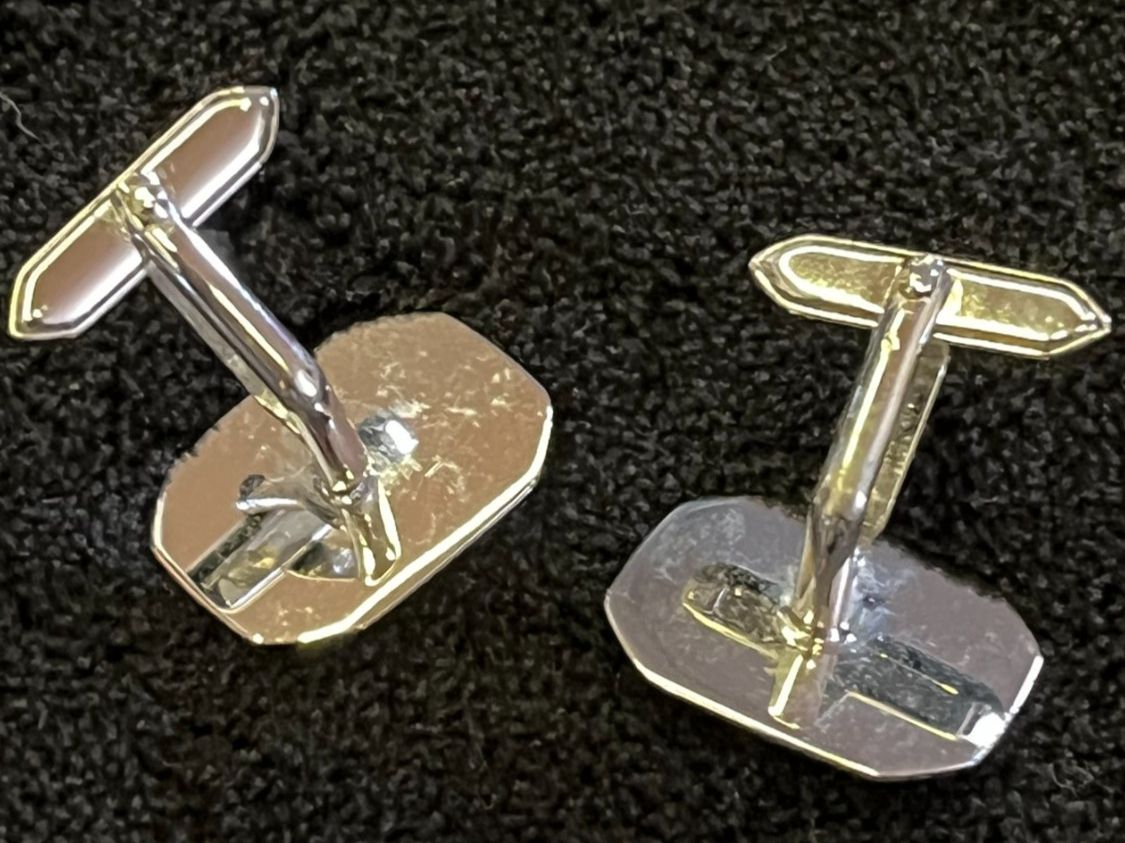 Manschettenknöpfe: Manschettenknöpfe Silber 800 – Gebraucht aus Bettwiesen von wicking27 1