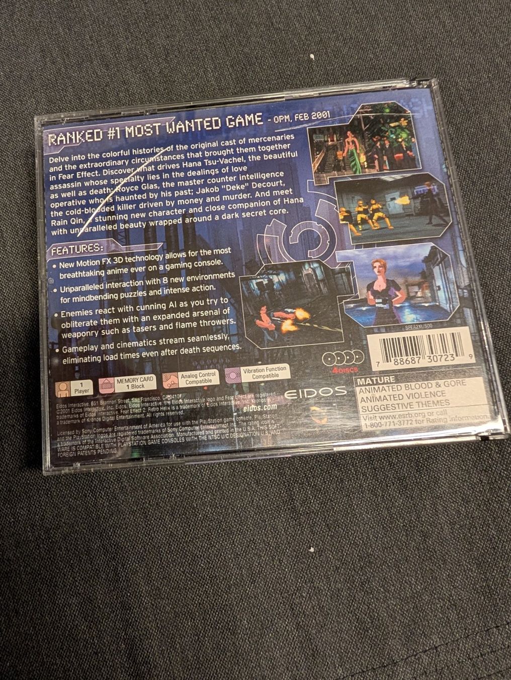 Spiele: Fear effect 2 Sony PlayStation NTSC USA – Gebraucht aus Giubiasco von Tici__nerd_Giubiasco 1
