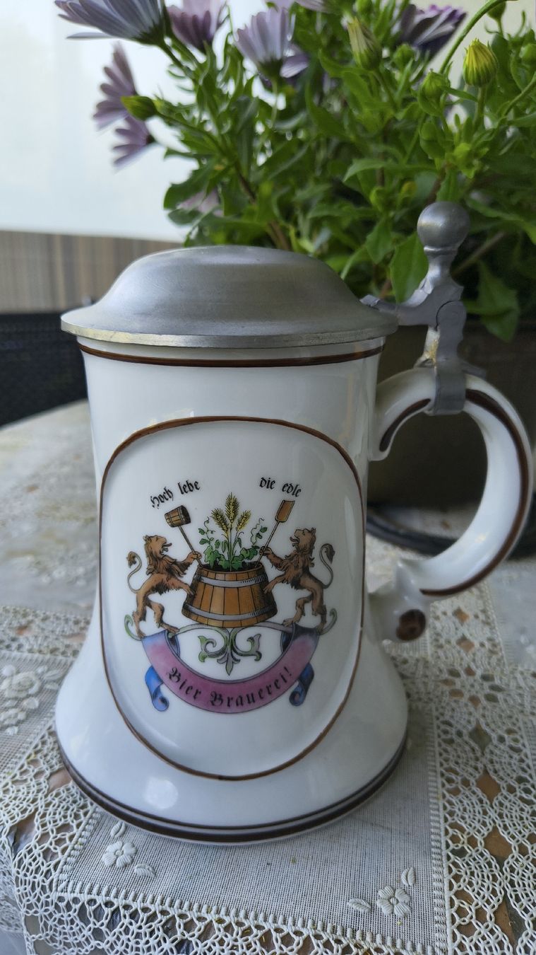 Tutte le decorazioni: Porzellan Bierkrug – Nuovo (secondo la descrizione) da Adliswil venduto da Boergi