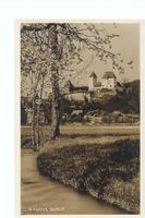 Burgdorf Kt. Bern, Schloss von den Wässermatten aus