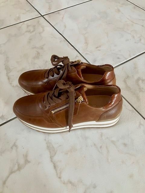 Gabor Damenschuhe: Leder Sneaker von Gabor Comfort – Neu (gemäss Beschreibung) aus Caslano von sus_b7sn