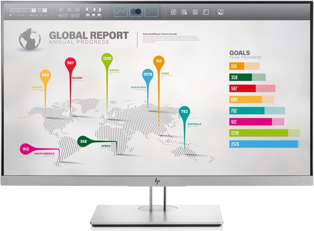Hewlett Packard Monitor: HP EliteDisplay E273q 2560 x 1440 Pixel, 27" – Usato da Goldau venduto da Neocity 1