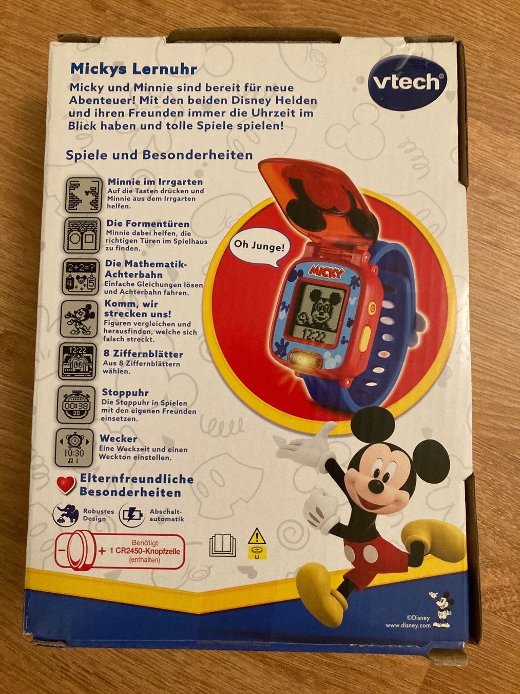 Disney Orologi: Disney Mickys Lernuhr  neu – Nuovo e nell'imballaggio originale da Emmenbrücke venduto da JJ_89 2