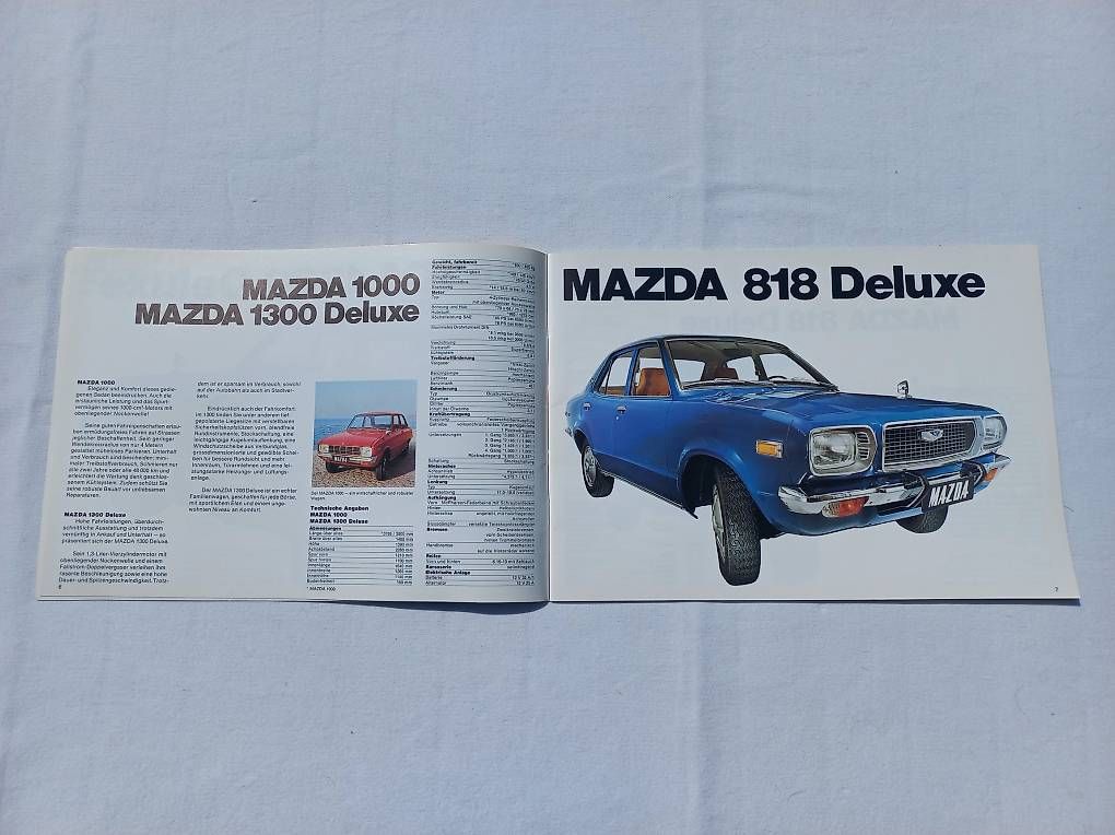 Documents: Mazda Prospekt - 1972 – D'occasion à Frauenkappelen par Chruetzhubel 1