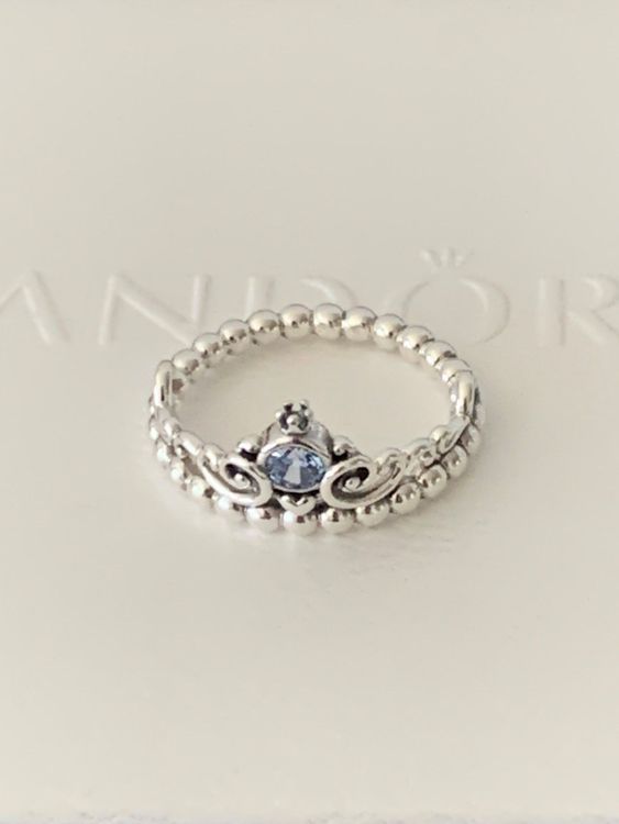 Pandora Disney Cinderella Blue Tiara Ring Gr. 54 Kaufen auf Ricardo