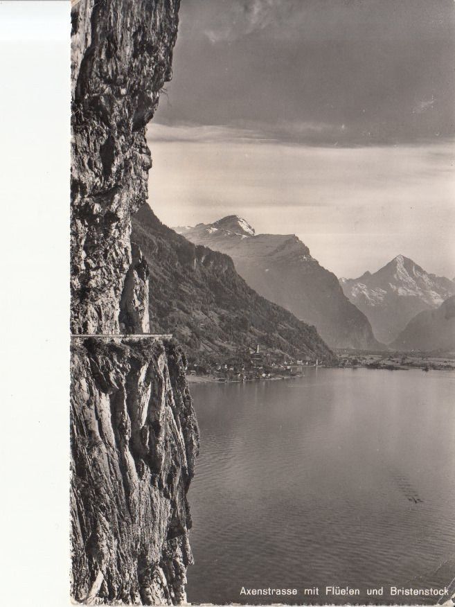 Cartoline postali: Axenstrasse 1954 – Usato da Bürglen TG venduto da StampGraf