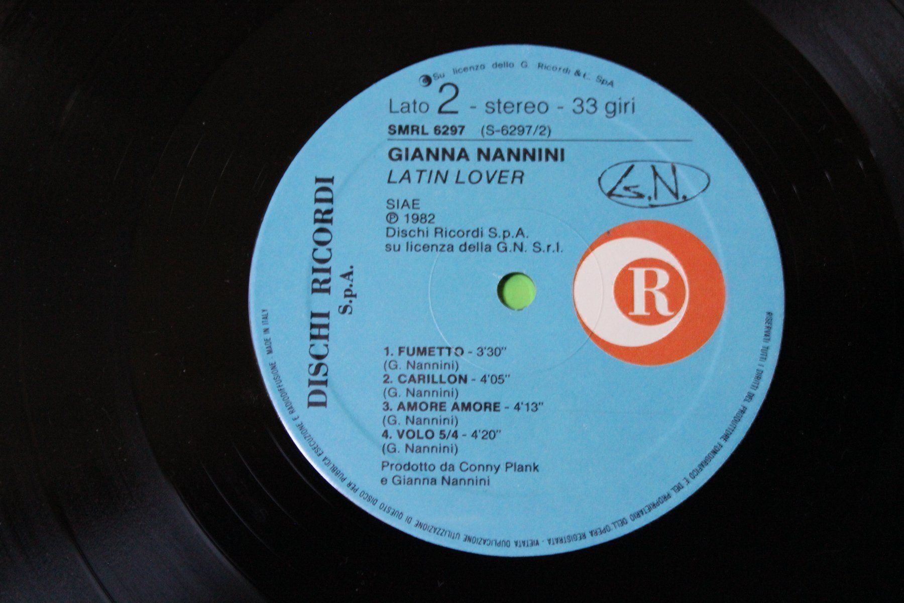 Schallplatten: Gianna Nannini - Latin Lover LP 1982 – Gebraucht aus Tübach von JamesStone 5