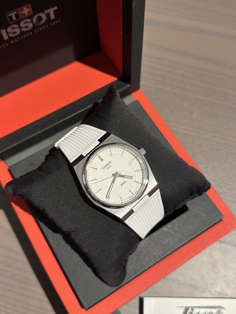 Tissot Montres: Tissot Prx 40 mm blanc – Neuf (Voir description) à Morges par gde_q2s2 2