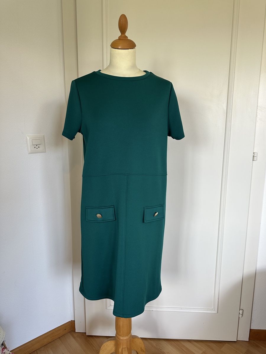 Promod Kleider: Robe PROMOD bleu canard – Gebraucht aus Dully von Gaby_bkz2 1