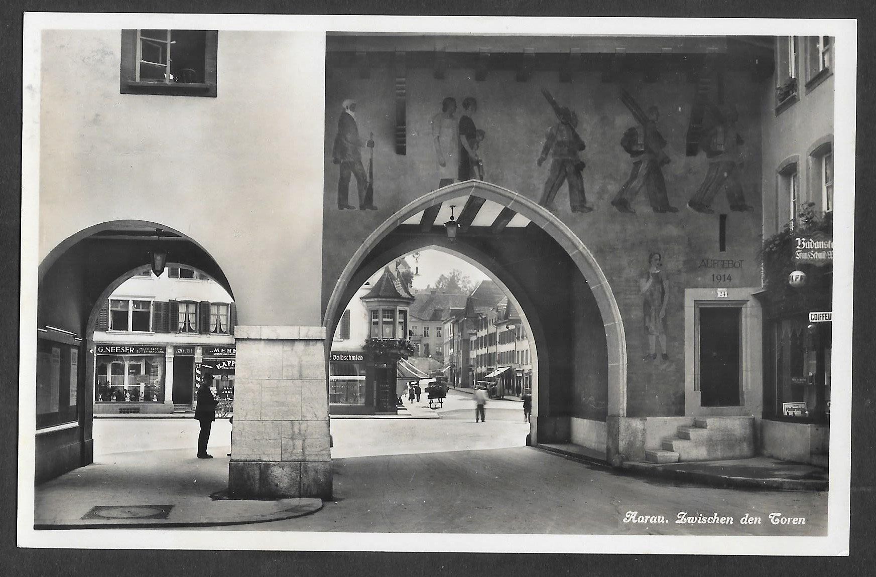 Cartoline postali: Aarau Zwischen den Toren – Usato da Olten venduto da clotaldi